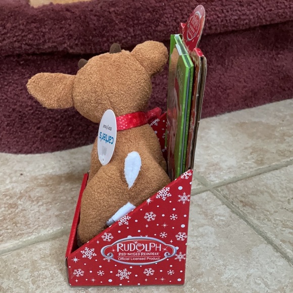 Classic Rudolph the Red-Nosed Reindeer Plush Toy Santa’s Big Night Book Gift Set - Picture 6 of 12